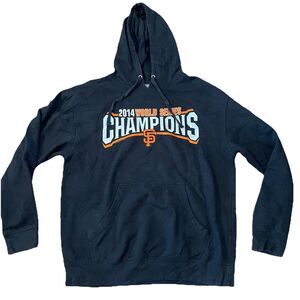 Y2K San Francisco Giants World Series Champions Hoodie Size L Sweatshirt MLB